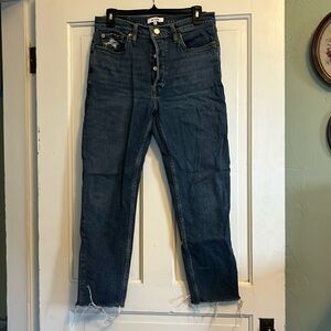 Redone 90s high rise ankle crop